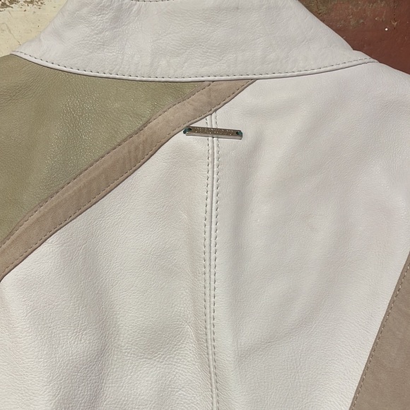 Deadwood Hiro Jacket in White & Beige size 38 NWT - Picture 8 of 11